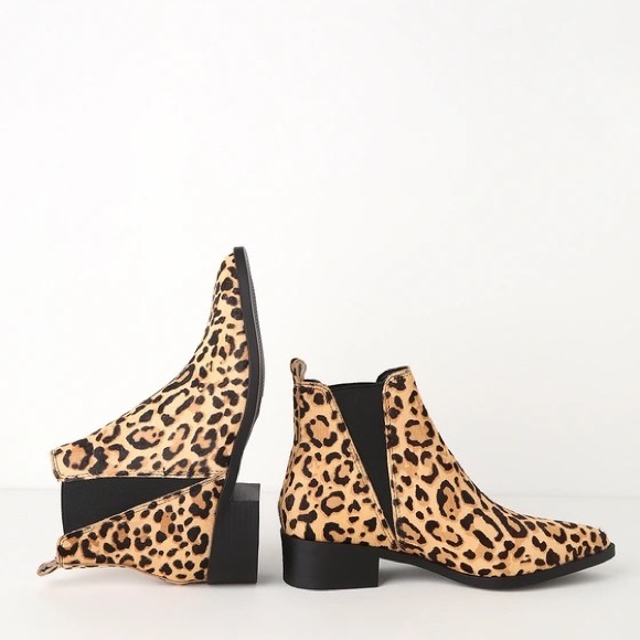 Steve Madden Jerry Leopard Chelsea Boots - Picture 2 of 9